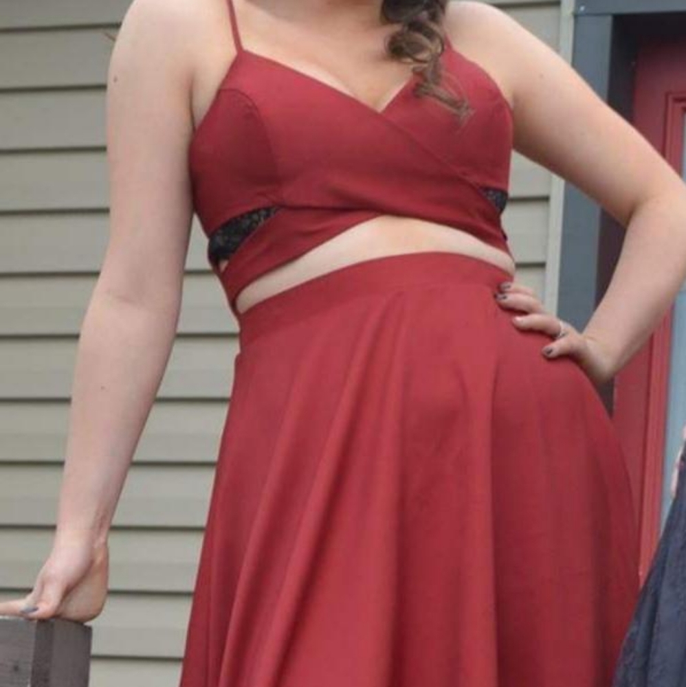 Red Prom Dress Size 10